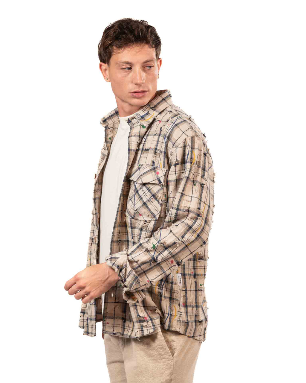 Berna overshirt check