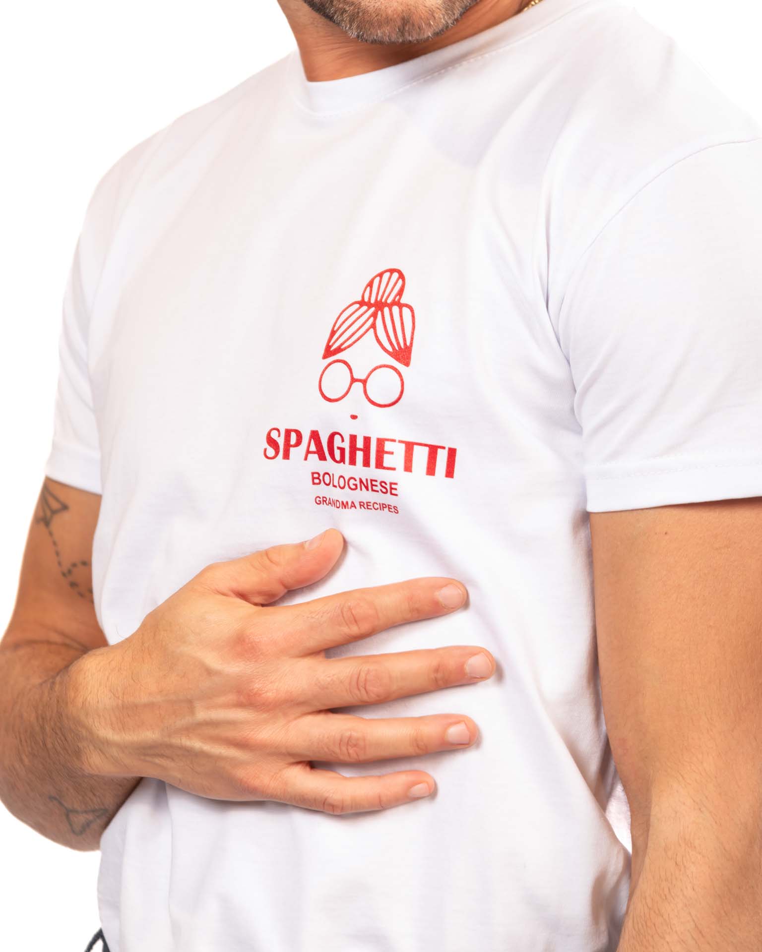 Berna t-shirt bianca con stampa