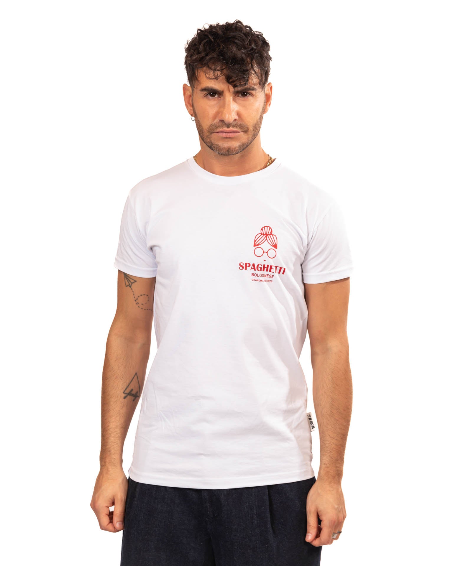 Berna t-shirt bianca con stampa