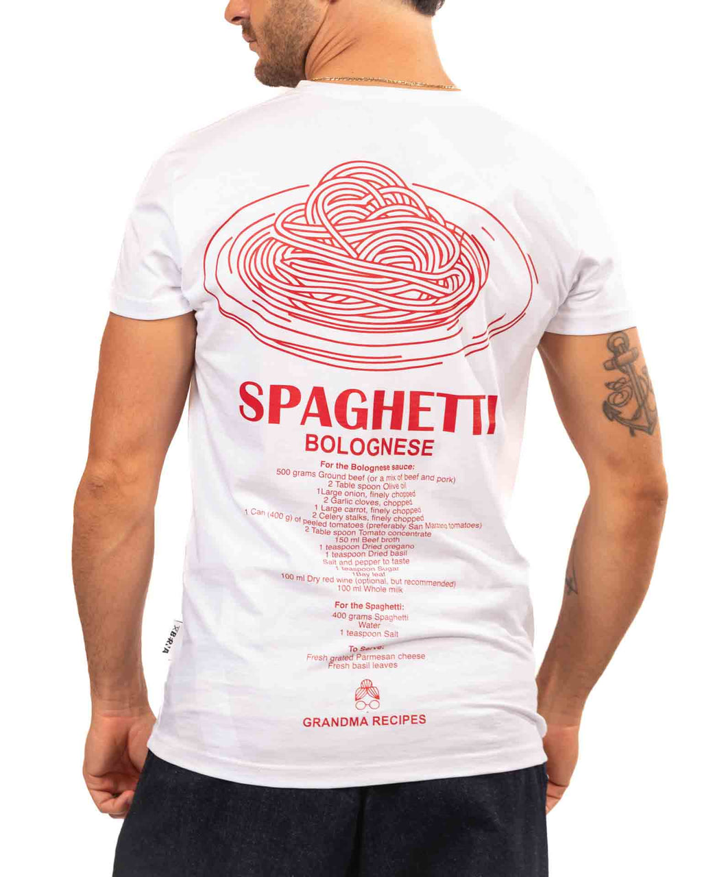 Berna t-shirt bianca con stampa