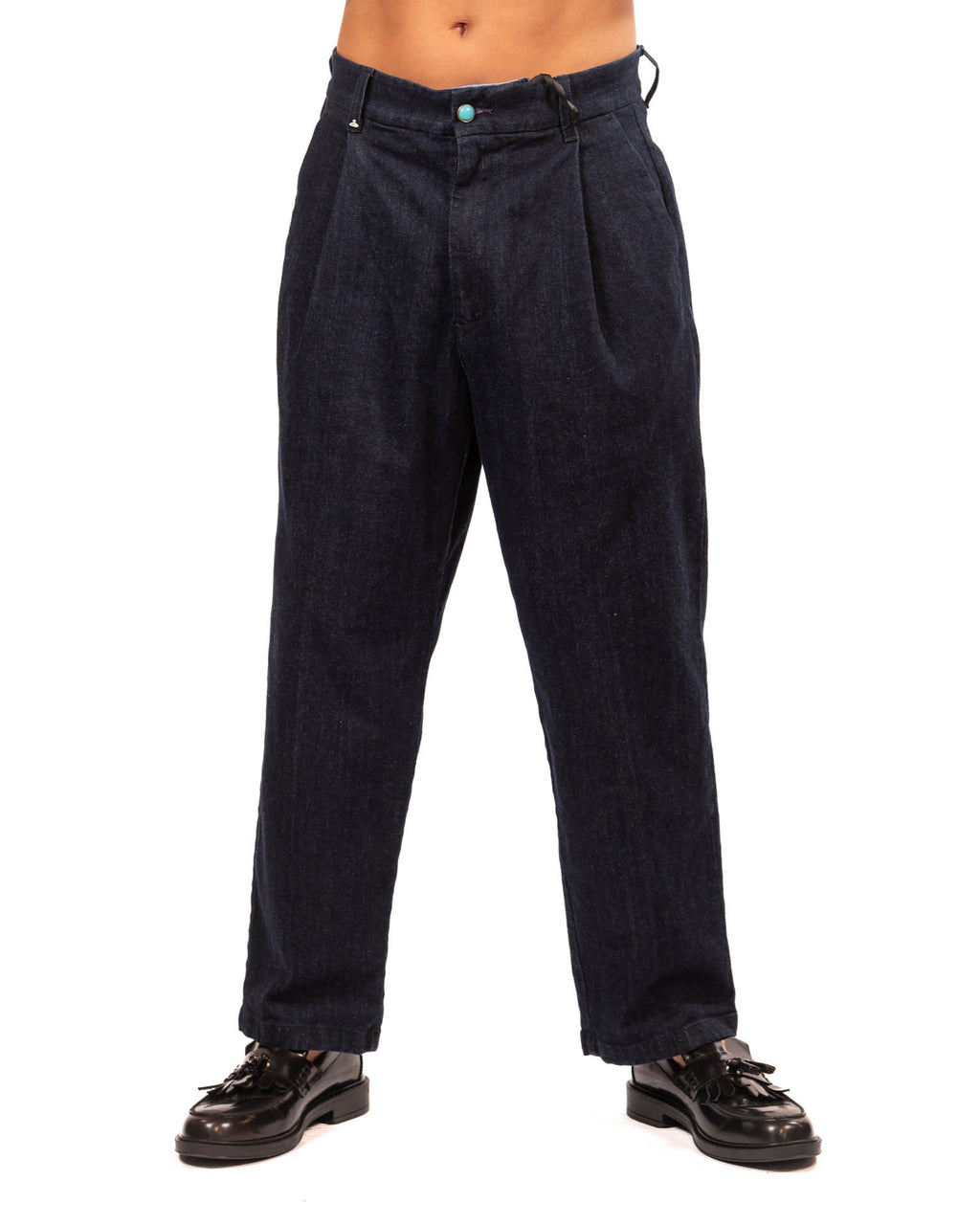 Berna denim con pinces