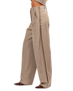 Marella Pantalone barrel con lacci - GRIGIO CHIARO