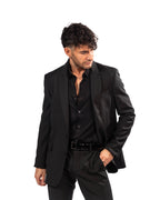 Patrizia pepe giacca nera monopetto