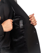 Patrizia pepe giacca nera monopetto