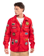 Berna overshirt rossa