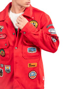 Berna overshirt rossa