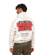 Berba felpa con stampa sul retro