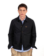 Fred Perry overshirt blu navy