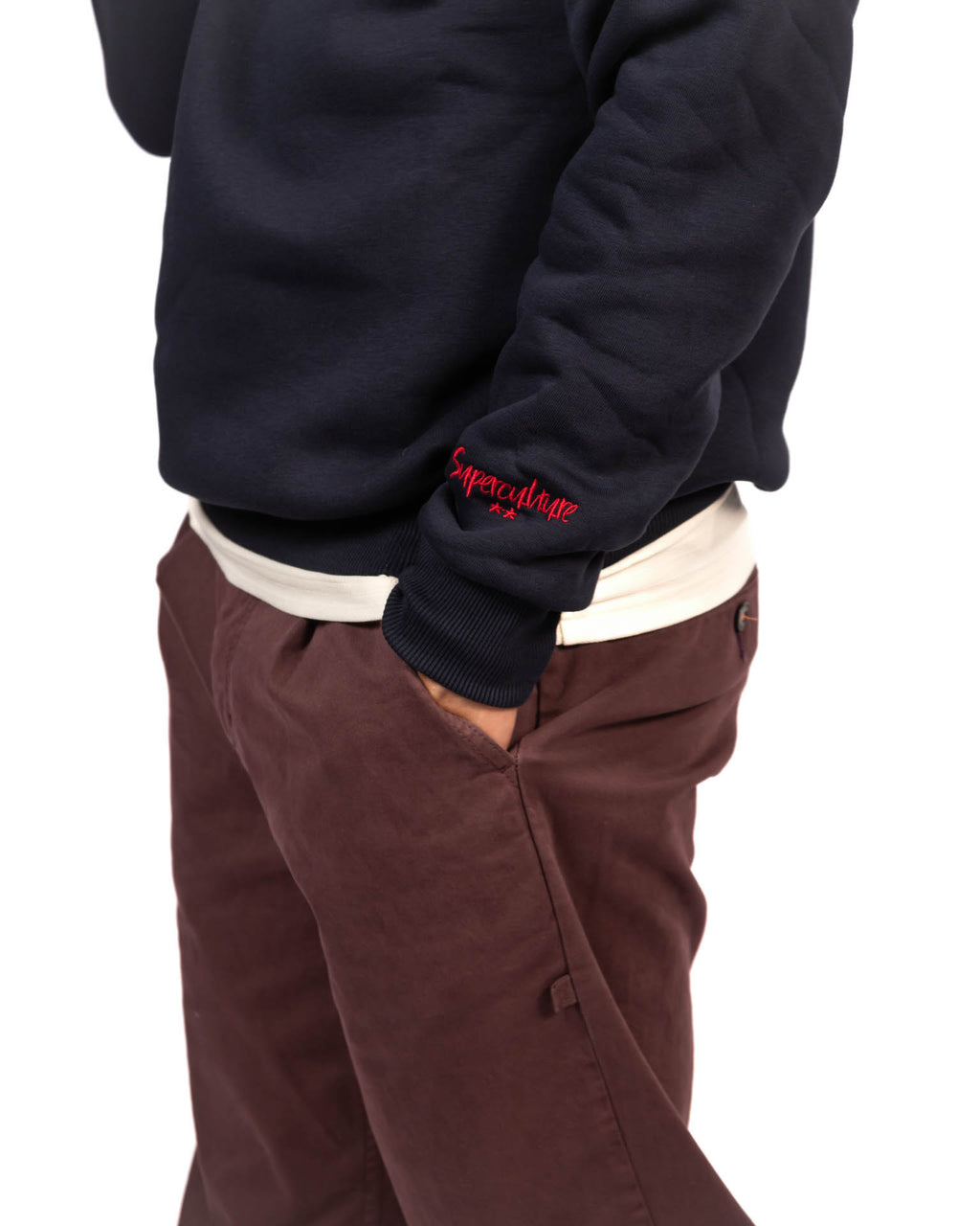 Superculture felpa blu