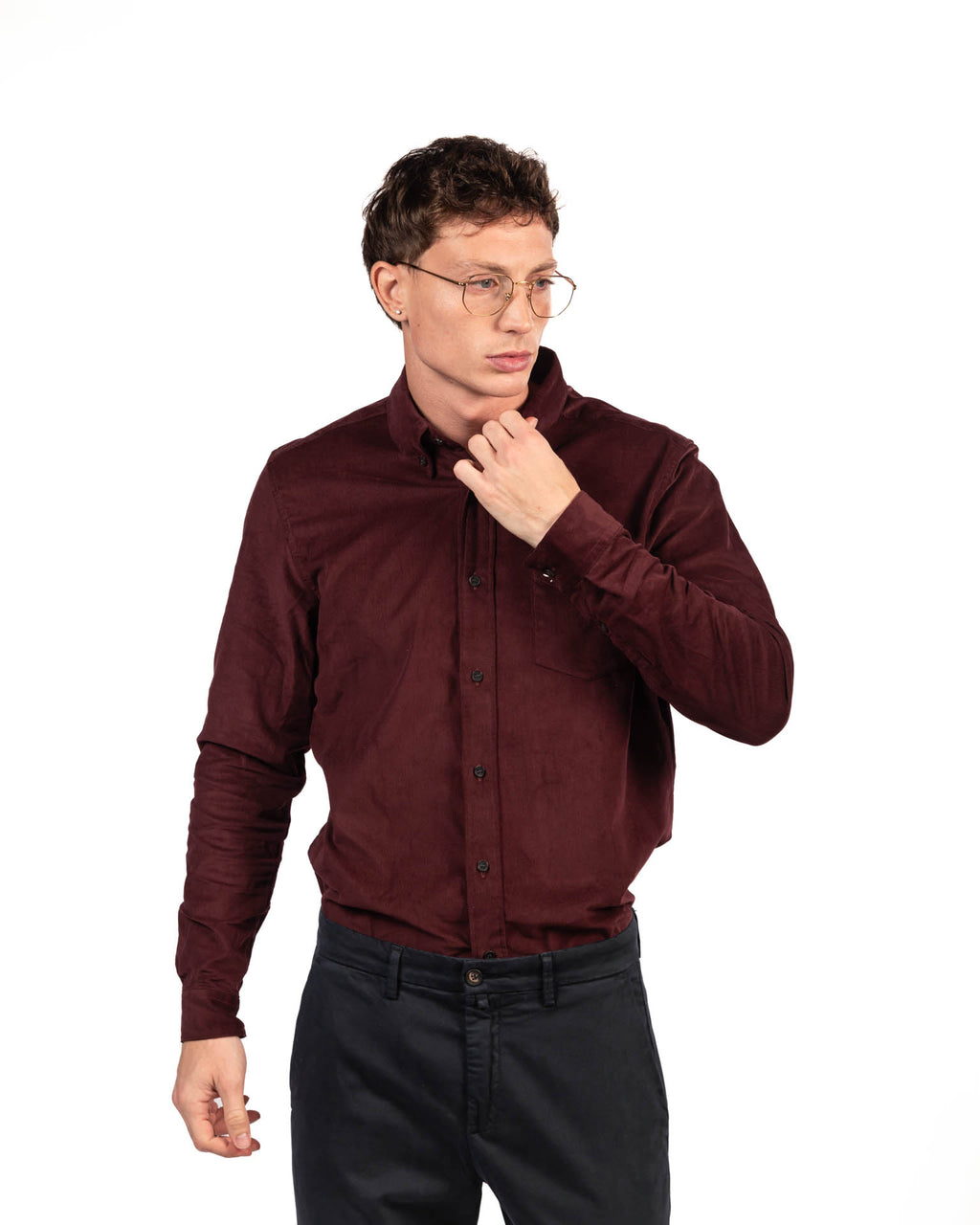 Fred Perry camicia bordeaux