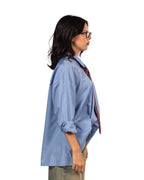 §Vicolo camicia azzurra over