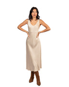 Vicolo abito midi beige