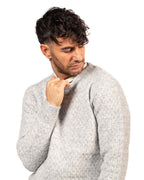 Over/d maglione grigio