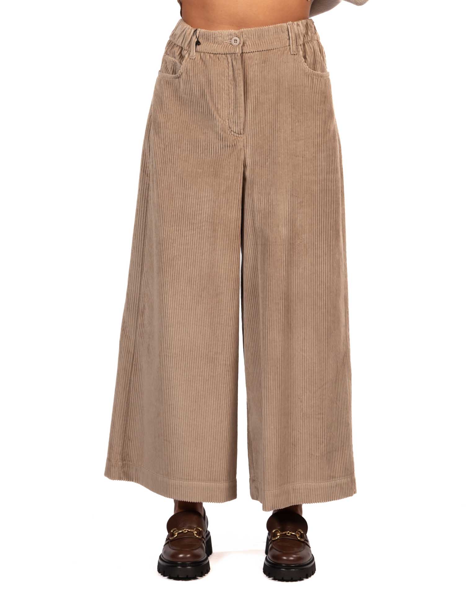 Weekend Max Mara pantalone in velluto a costine