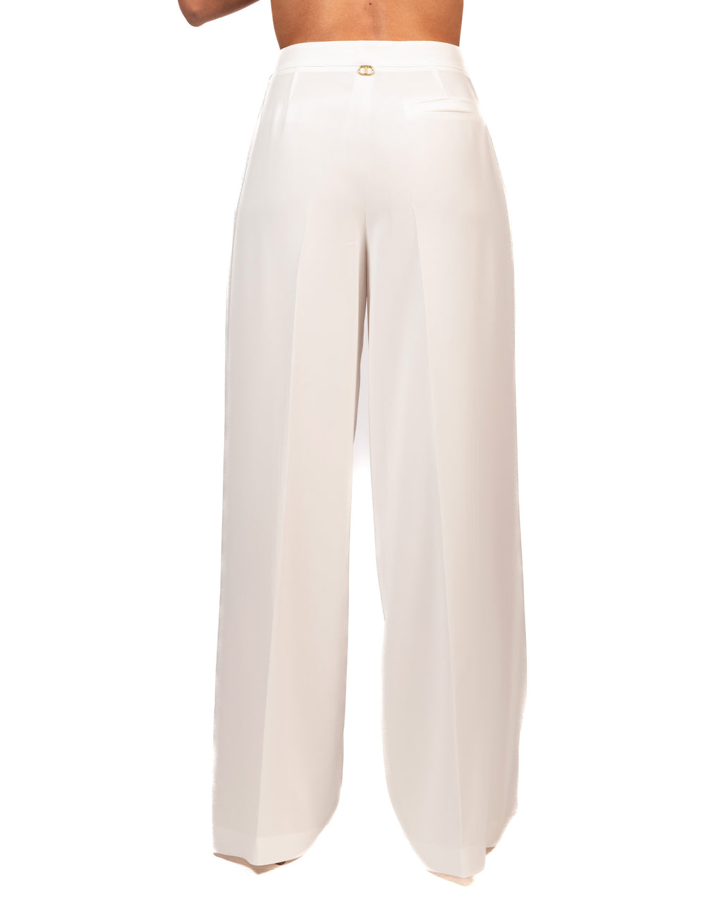 Twinset pantalone bianco