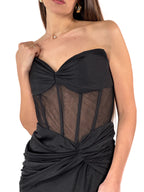 Abito a sirena nero - Berti Mode Collection