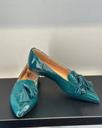 ROBERTO BERTI COLLECTION - scarpa in vernice verde