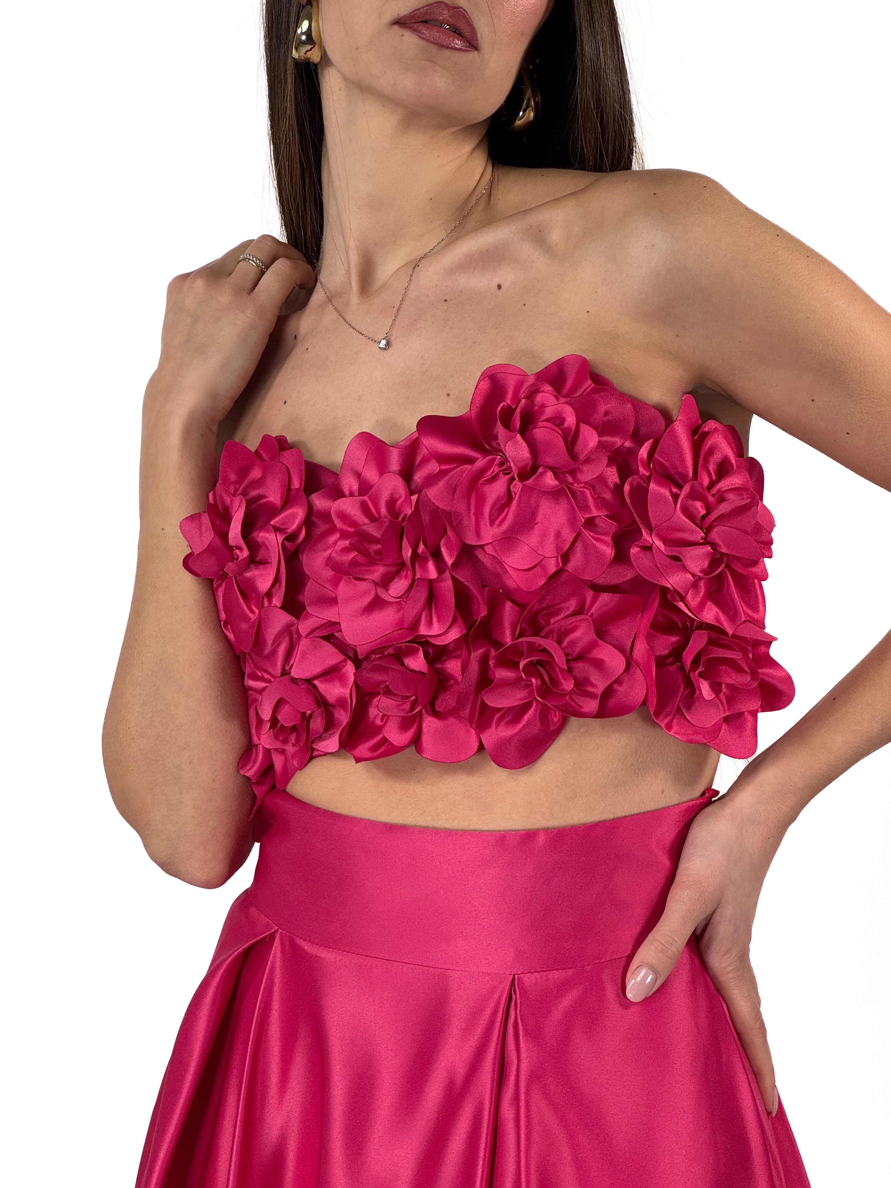 Coordinato gonna + top con applicazioni - Berti Mode Collection