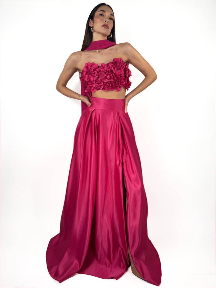 Coordinato gonna + top con applicazioni - Berti Mode Collection