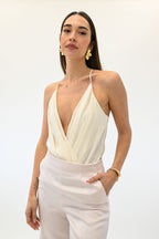 Elisabetta Franchi body bianco