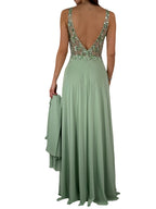 Abito con corsetto ricamato - Solo Gioie