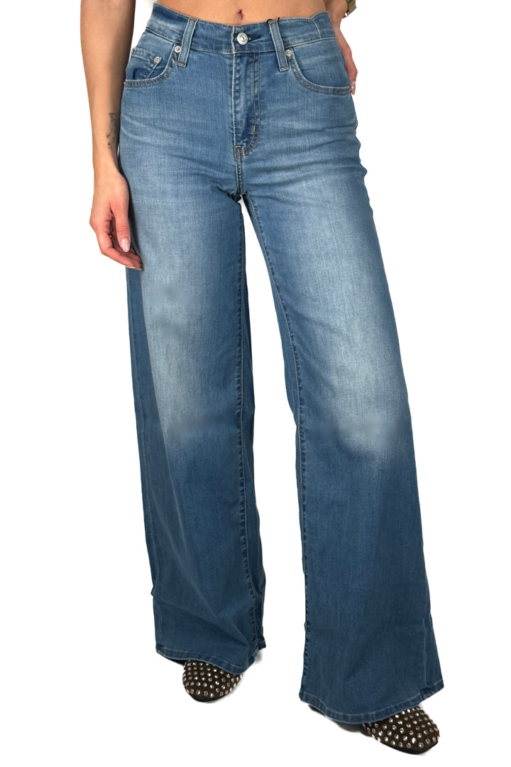 Jeans Levi's® Wide Leg – Denim Medio Lavato