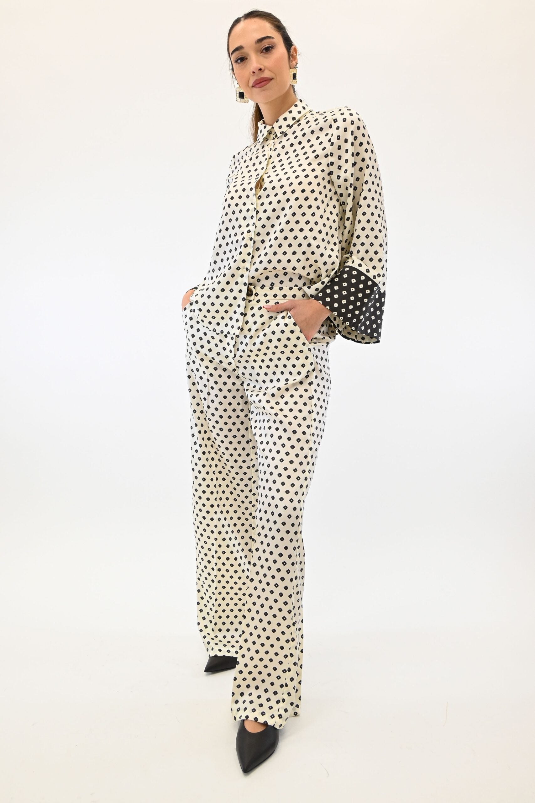 Emme Marella pantalone in fantasia