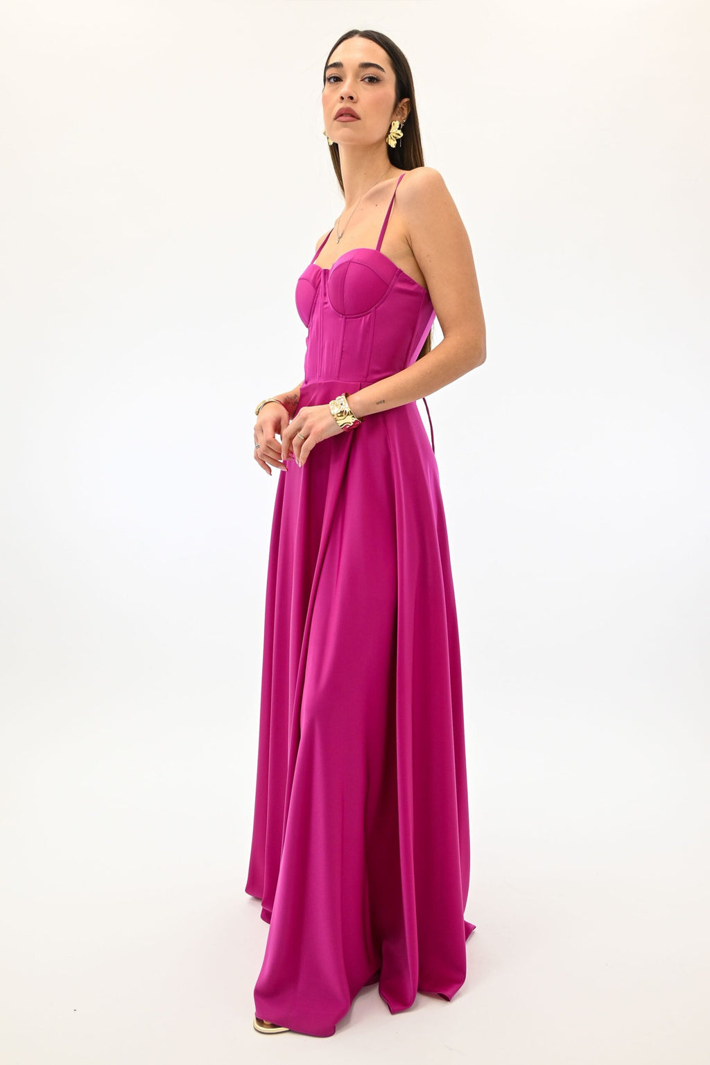 Berti mode collection abito magenta