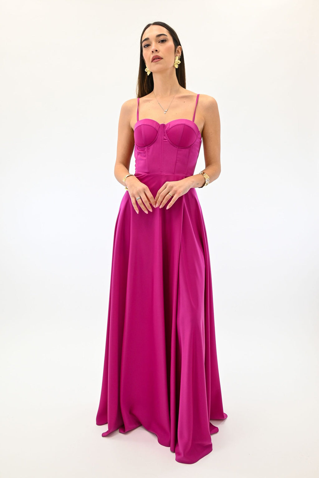 Berti mode collection abito magenta