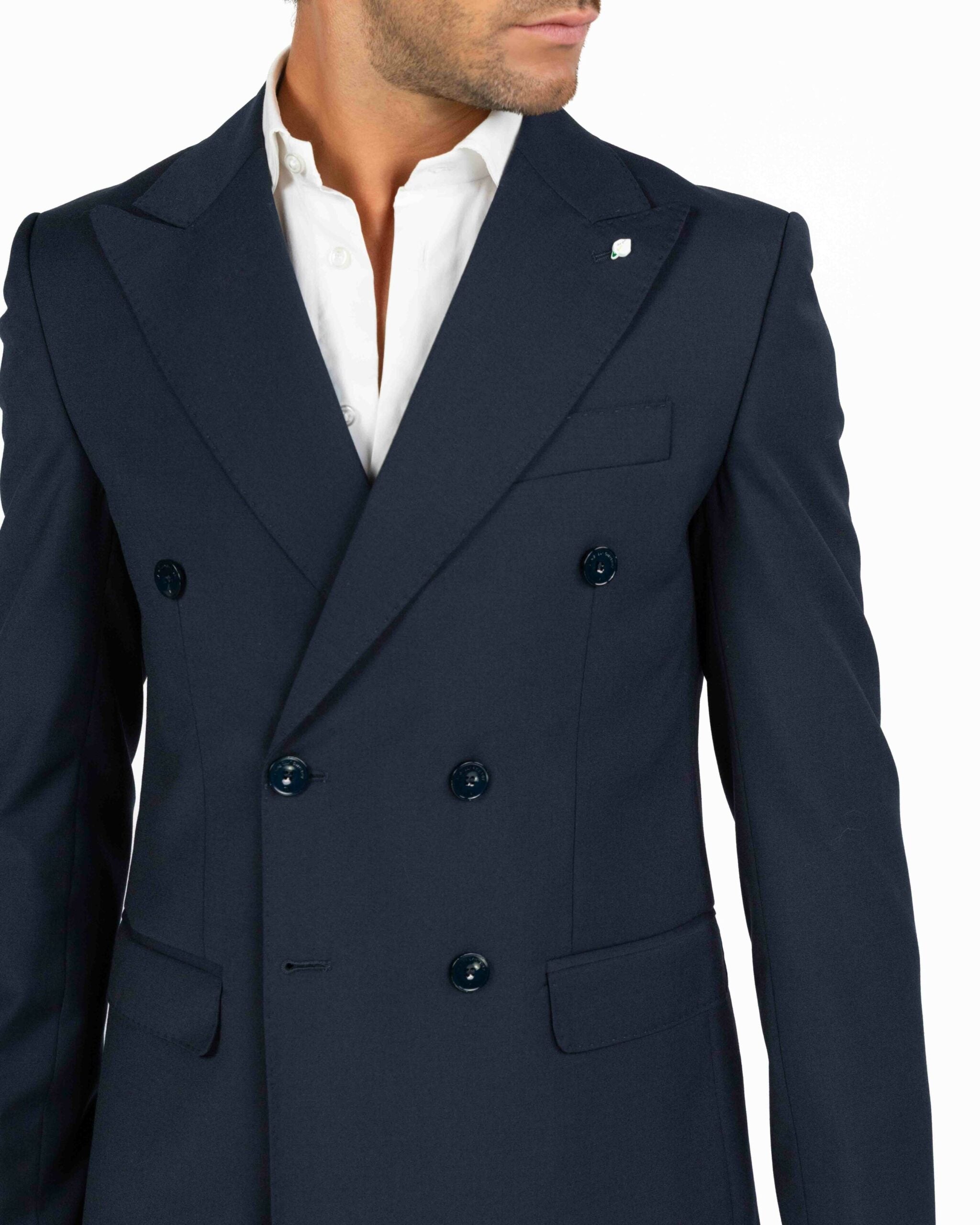 Adriano Langella - Abito doppio petto blu