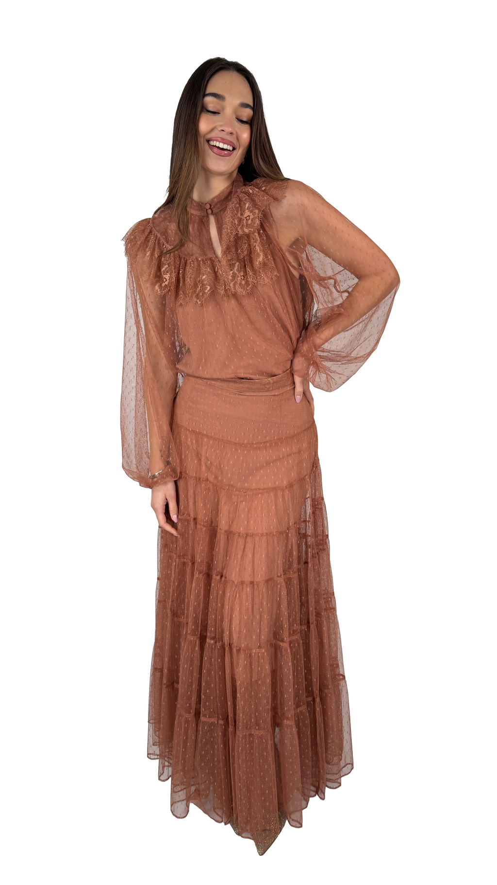 Blusa Romantica in Pizzo - Twinset