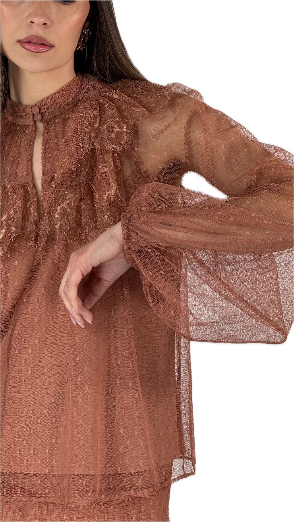 Blusa Romantica in Pizzo - Twinset