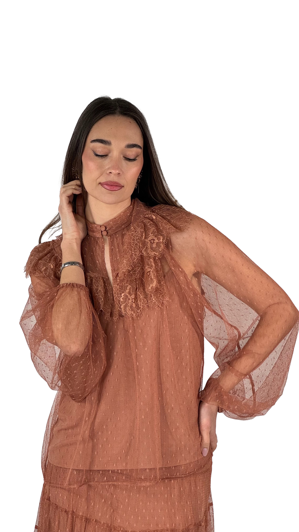 Blusa Romantica in Pizzo - Twinset