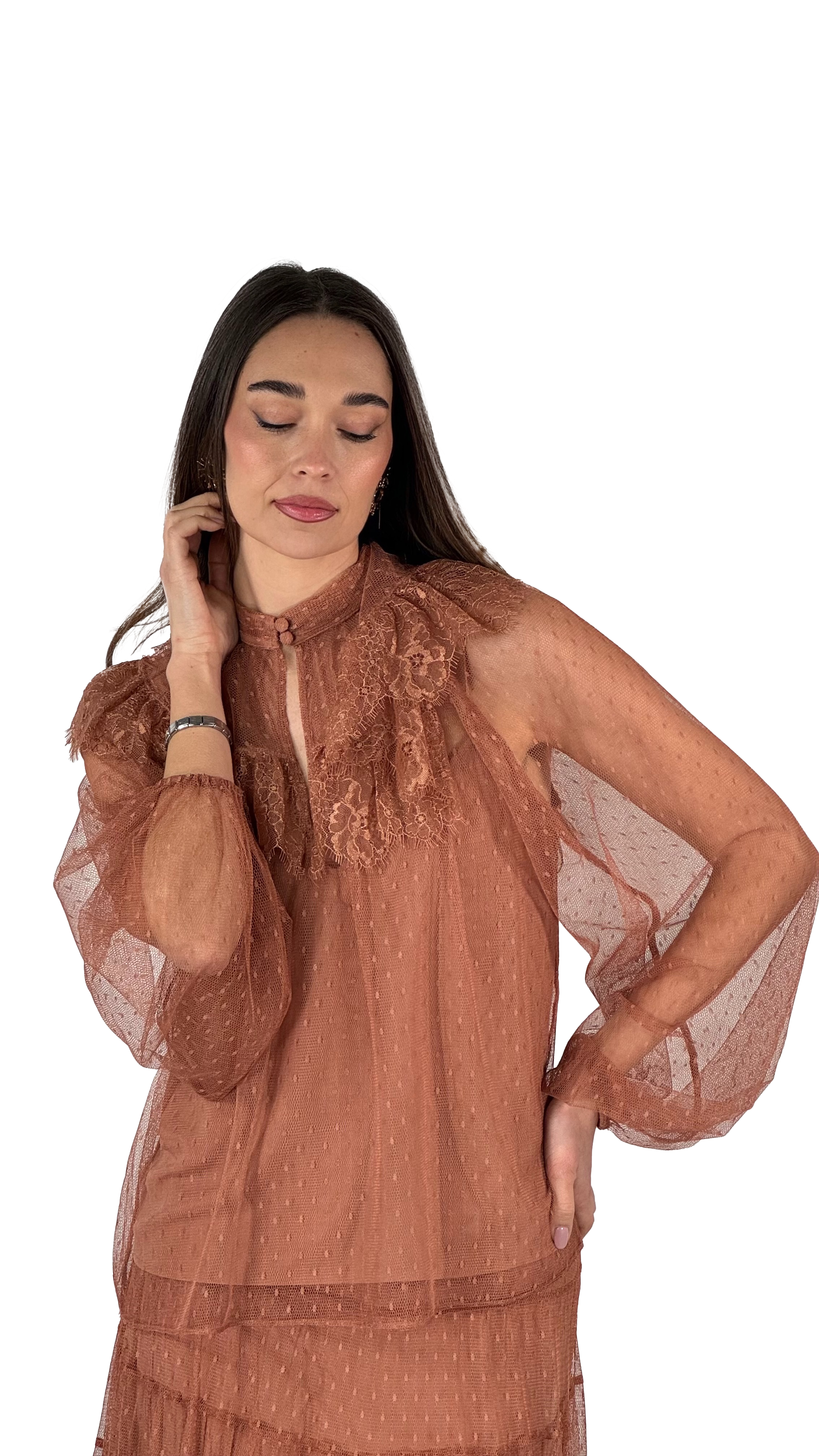 Blusa Romantica in Pizzo - Twinset